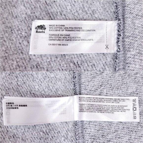 Rare Roots Canada Salt & Pepper Grey Hooded Poncho Cape One Size Fleece - Picture 7 of 11